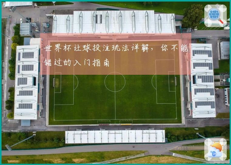 世界杯让球投注玩法详解，你不能错过的入门指南
